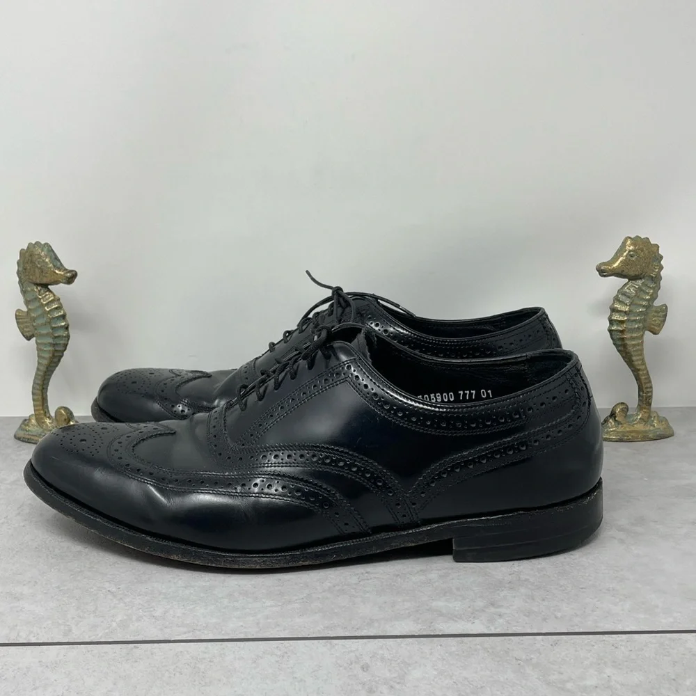 Florsheim Harvard Black Oxford Brogue Wingtip Dress Shoes Size 11D